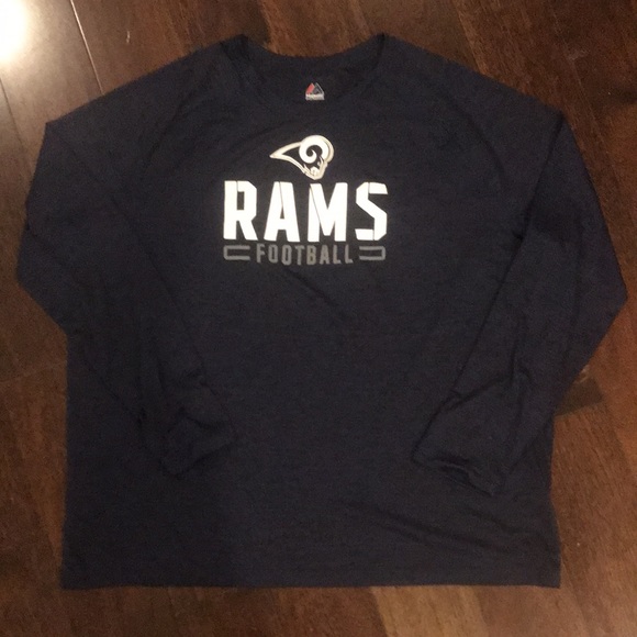 Rams Football Long Sleeve Shirt Sz XL - Picture 3 of 7